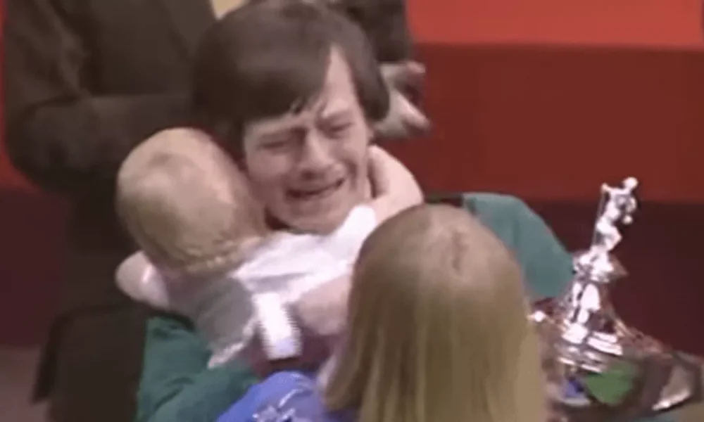 Alex Higgins during the 1981/82 snooker season