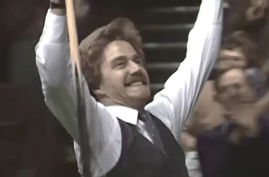 Cliff Thorburn during the 1982/83 snooker season