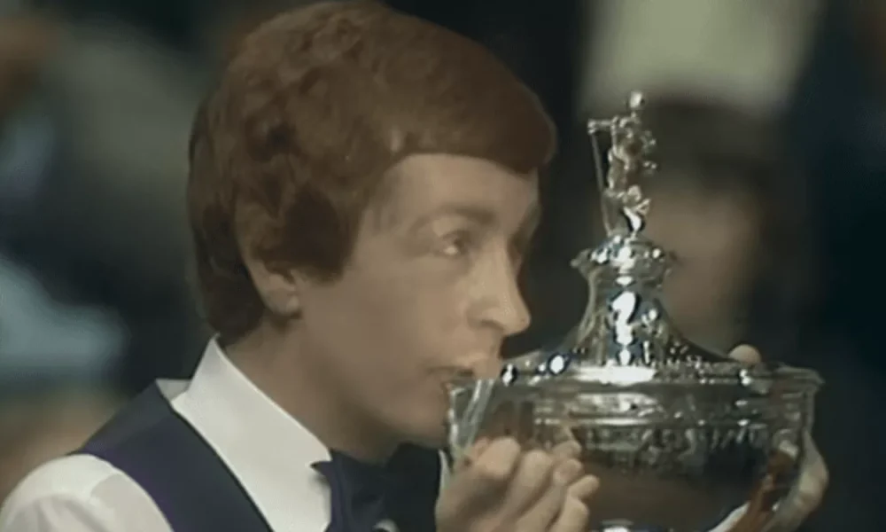 Steve Davis during the 1980/81 snooker season