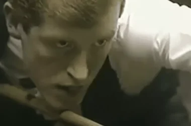 Steve Davis during the 1987/88 snooker season