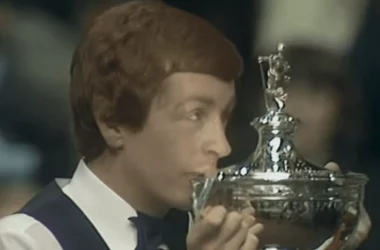 Steve Davis during the 1980/81 snooker season