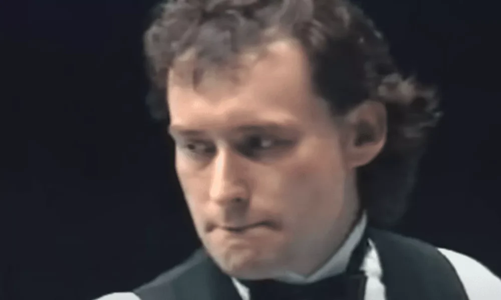 Jimmy White during the 1992/93 snooker season