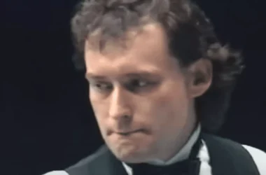 Jimmy White during the 1992/93 snooker season