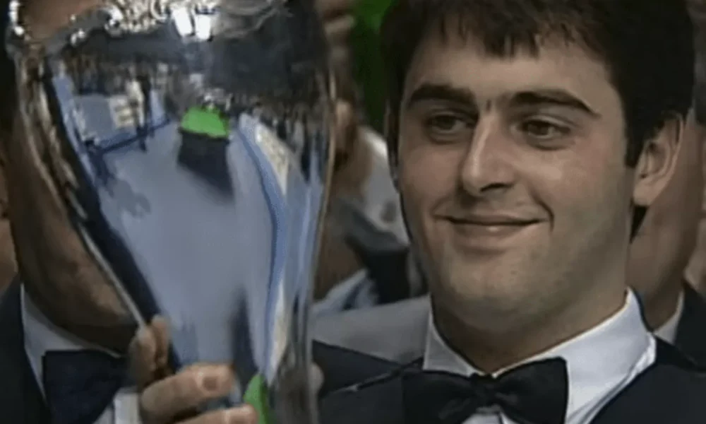 Ronnie O'Sullivan during the 1993/94 snooker season