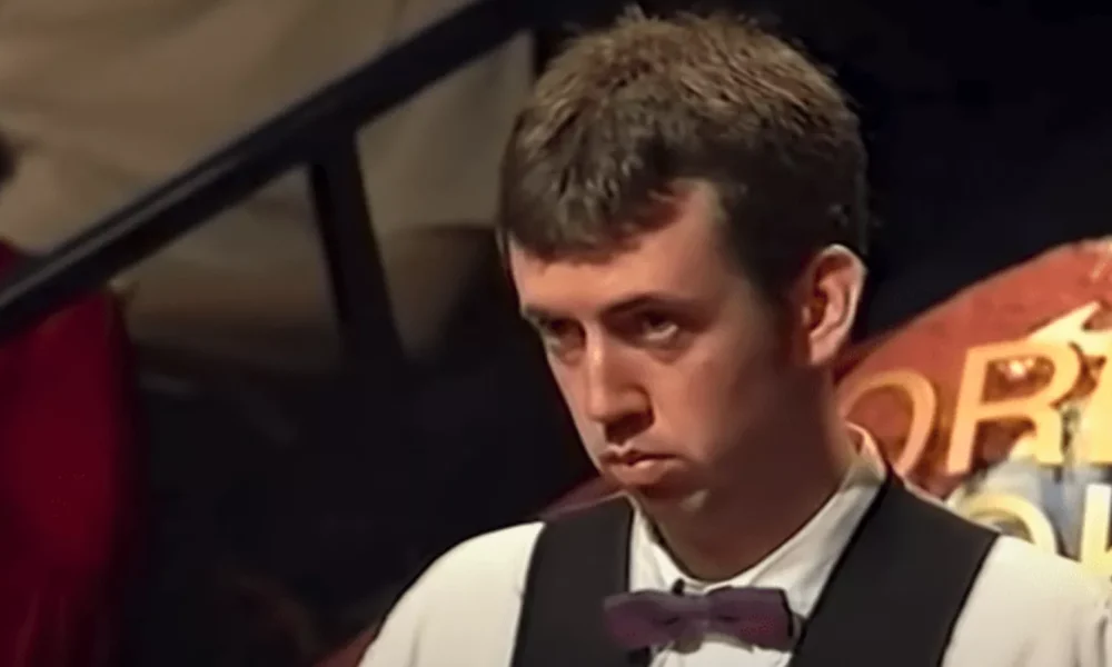 Mark Williams during the 1999/2000 snooker season