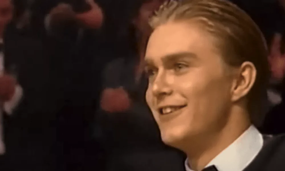 Paul Hunter during the 2000/01 snooker season