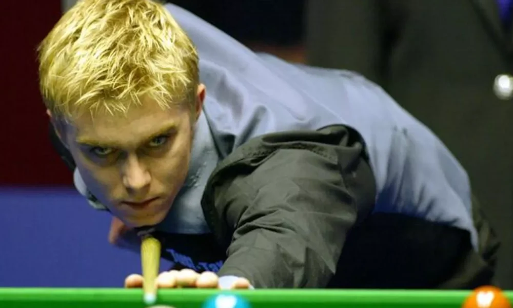 Paul Hunter during the 2006/07 snooker season