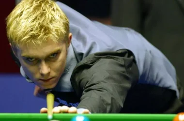 Paul Hunter during the 2006/07 snooker season