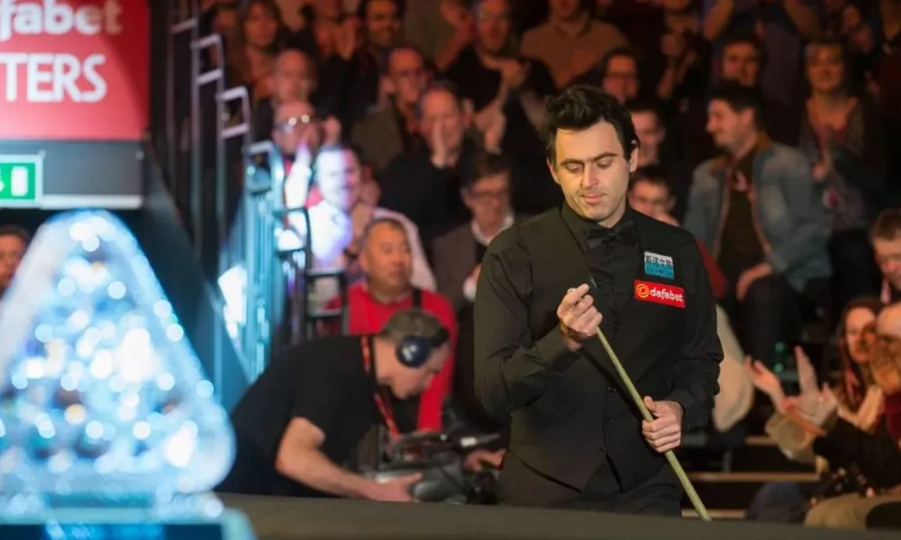 Ronnie O'Sullivan during the 2015/16 snooker season