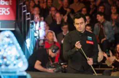 Ronnie O'Sullivan during the 2015/16 snooker season
