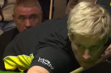 Neil Robertson at the Snooker 900 Crucible Cup