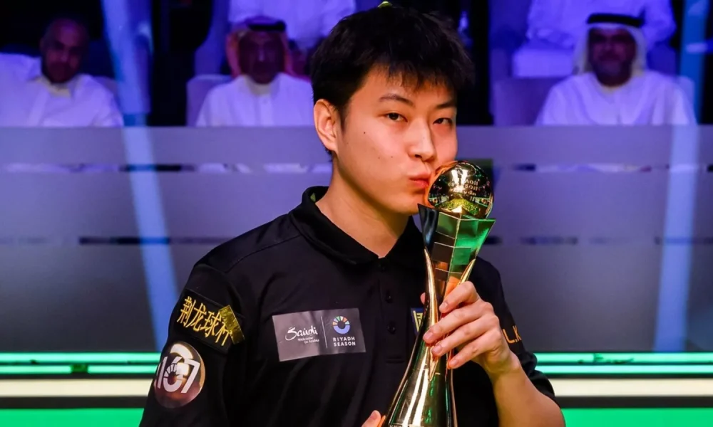 Zhao Xintong wins the 2025 Riyadh Season Snooker Championship