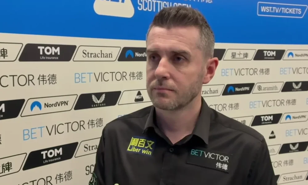 Mark Selby at the Scottish Open