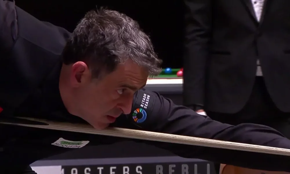 Ronnie O'Sullivan at the 2026 German Masters
