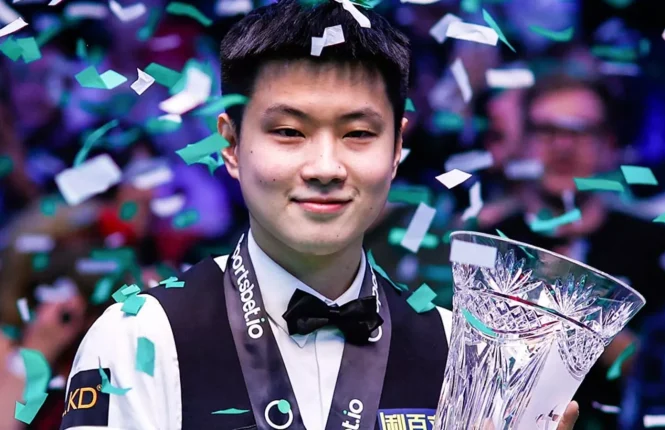 Players Championship winner Zhao Xintong is up to number five in the snooker rankings standings