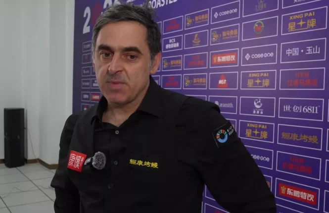 Ronnie O'Sullivan at the World Open 2026