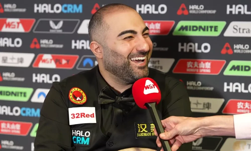 Hossein Vafaei reach the quarter-finals of the 2026 World Snooker Championship