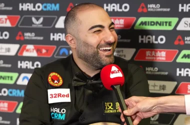 Hossein Vafaei reach the quarter-finals of the 2026 World Snooker Championship