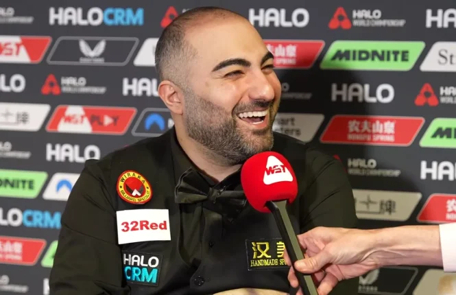 Hossein Vafaei reach the quarter-finals of the 2026 World Snooker Championship