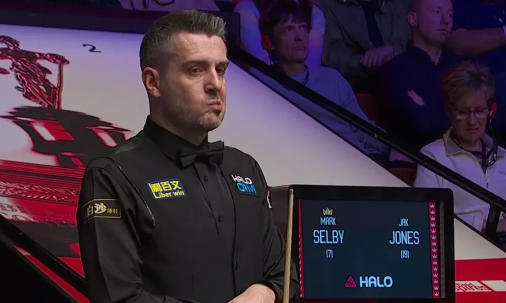 Mark Selby at the 2026 World Snooker Championship