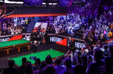 The Crucible Theatre during the 2026 World Snooker Championship