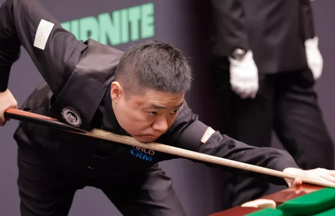 Ding Junhui will next play Zhao Xintong in the World Snooker Championship