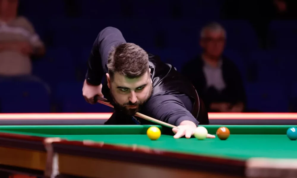Jamie Clarke at the 2026 World Snooker Championship qualifiers