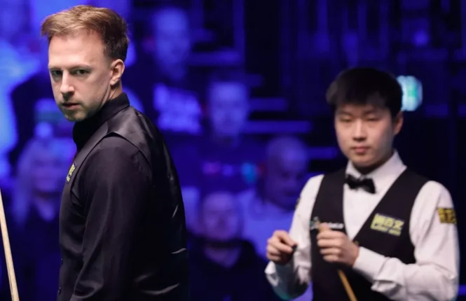 Zhao Xintong is hunting down world number one Judd Trump in the snooker rankings