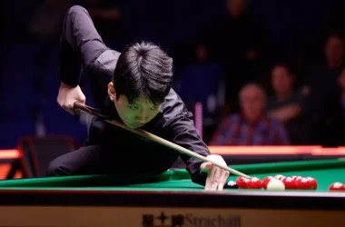 Lan Yuhao at the 2026 World Snooker Championship qualifiers