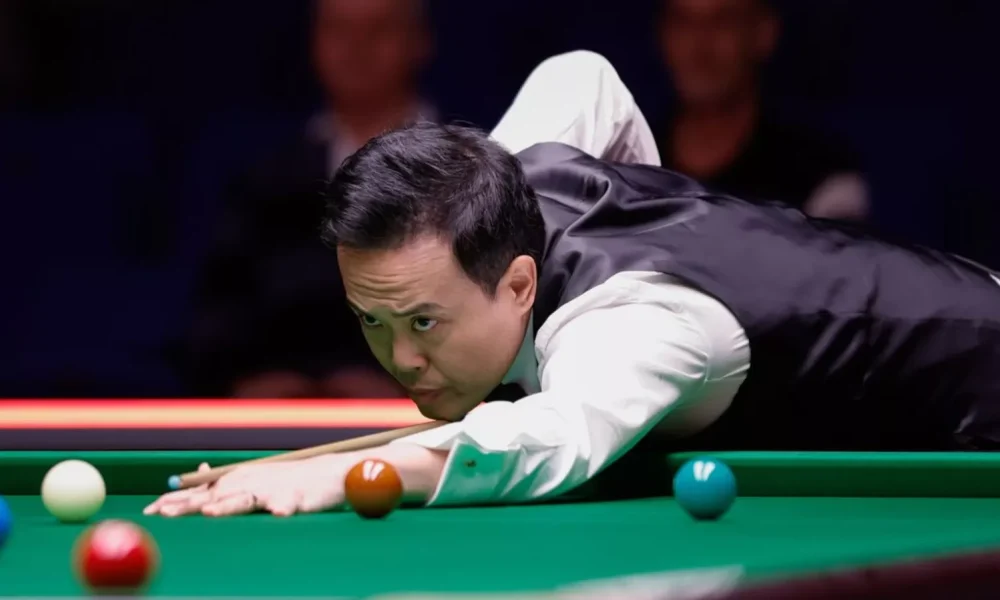 Marco Fu beat Liam Davies in the World Snooker Championship qualifiers