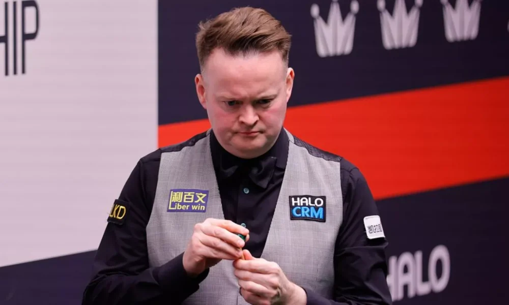 Shaun Murphy will play Zhao Xintong at the Crucible