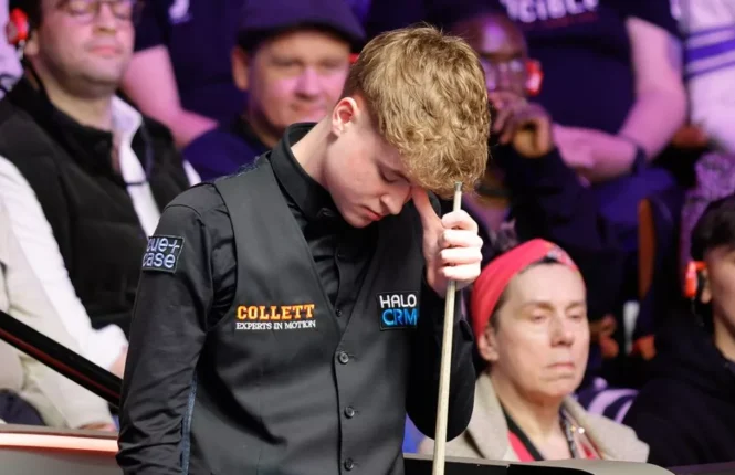 Stan Moody lost on his World Snooker Championship Crucible debut