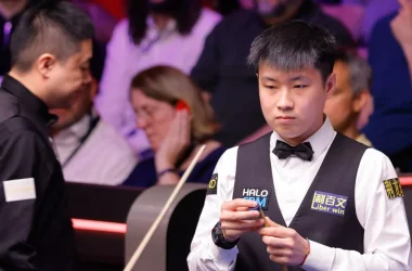 Zhao Xintong beat Ding Junhui in the 2026 World Snooker Championship