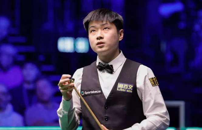 Zhao Xintong is the world number four in the snooker rankings