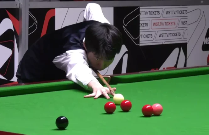 Chang Bingyu made a 147 break in the Shenzhen Open qualifiers