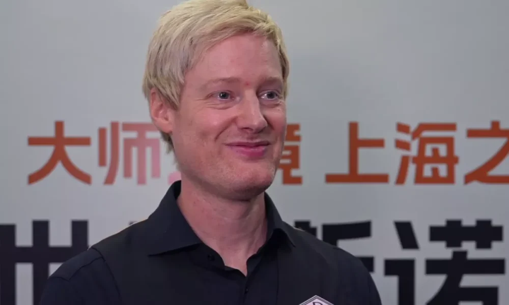 Neil Robertson at the 2026 Shanghai Masters