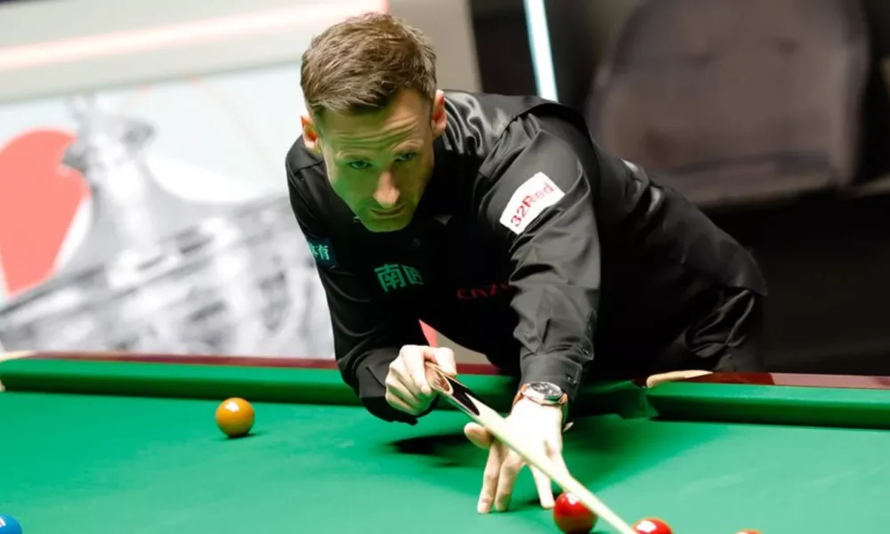 David Gilbert at the World Snooker Championship