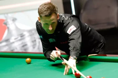 David Gilbert at the World Snooker Championship