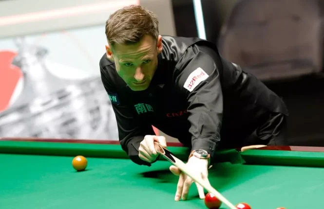 David Gilbert at the World Snooker Championship