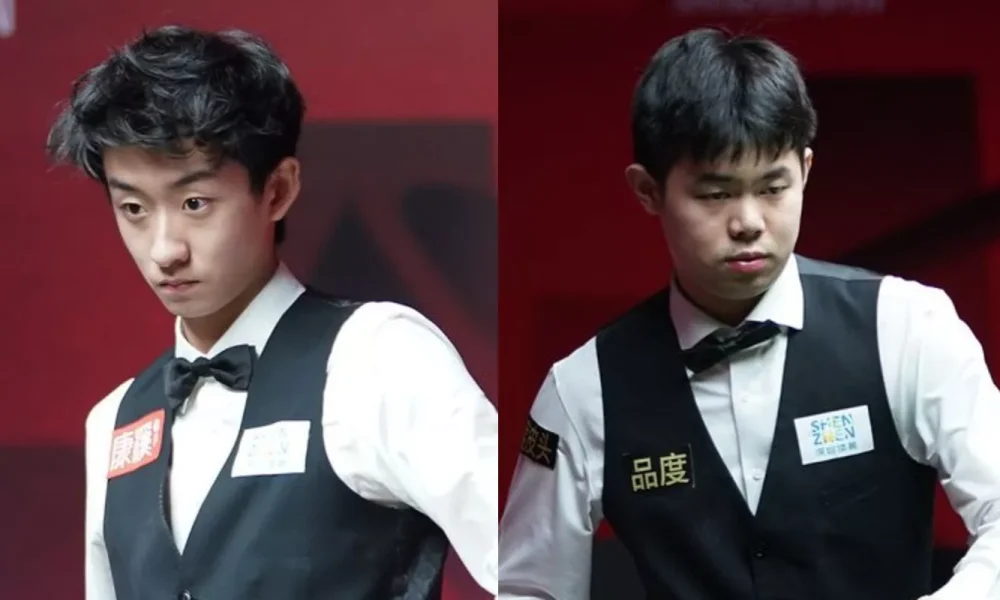 Wu Yize and Yuan Sijun play the 2026 Shenzhen Open final