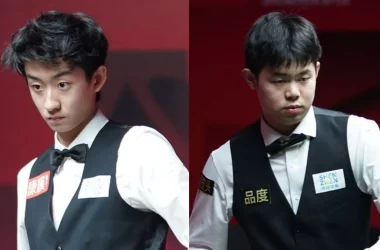 Wu Yize and Yuan Sijun play the 2026 Shenzhen Open final